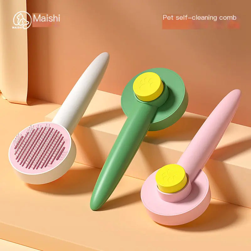 EasyClean Pet Brush – Instant Shedding Solution