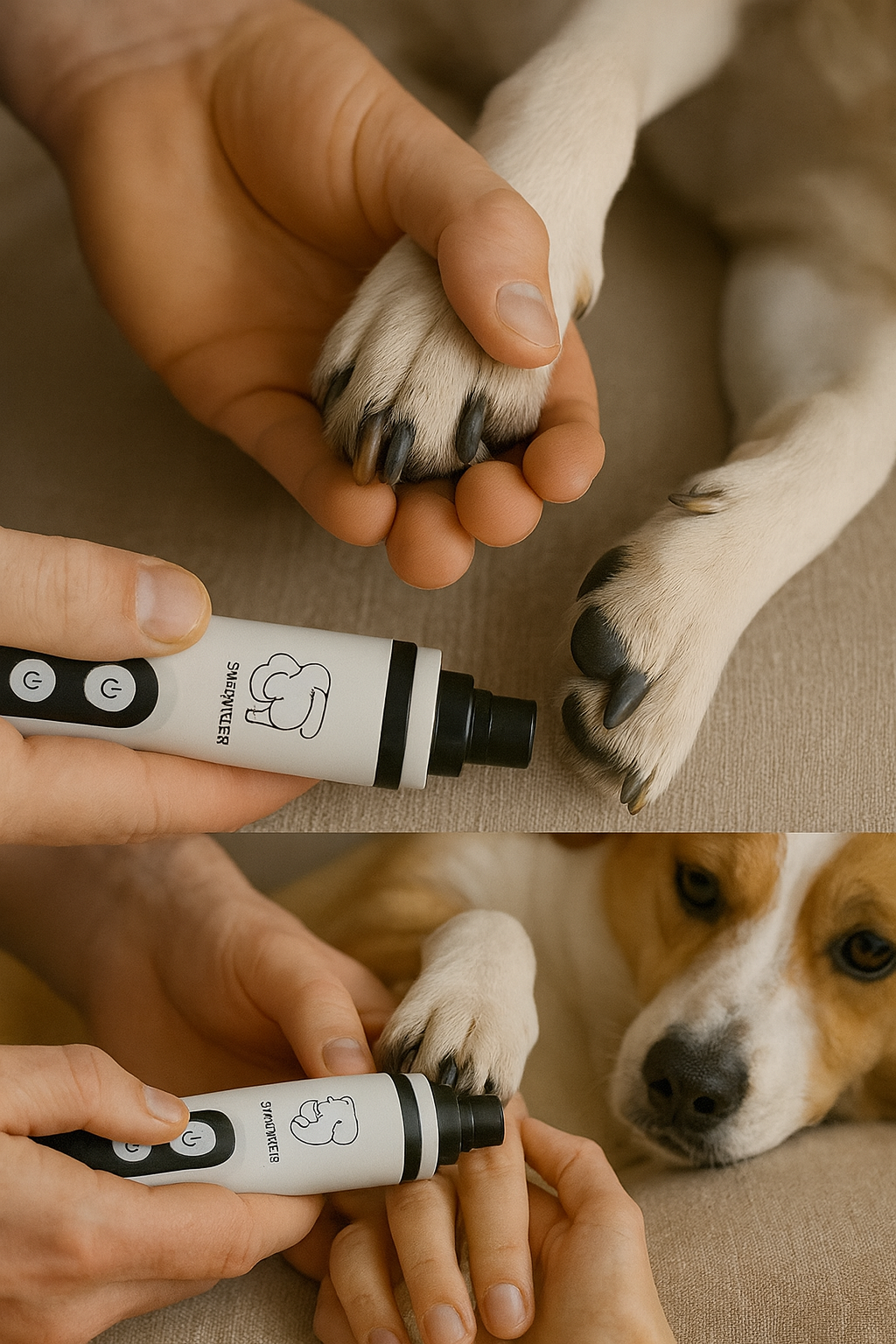 SMEHNSER™ Pet Nail Grinder with LED Light