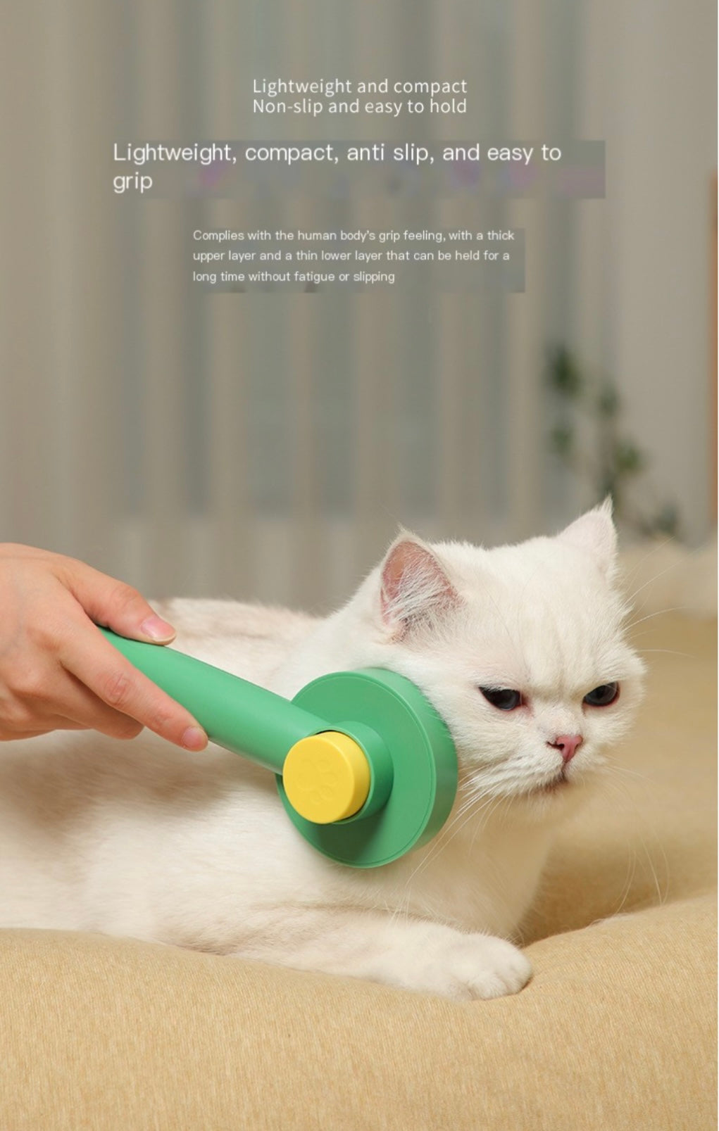 EasyClean Pet Brush – Instant Shedding Solution