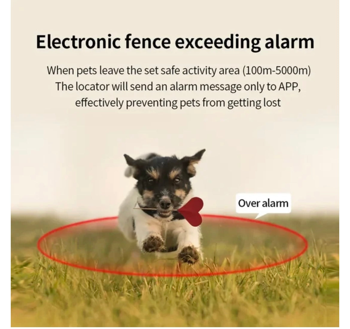 GPS Pet Tracker Collar - Multi-Functional Dog Locator