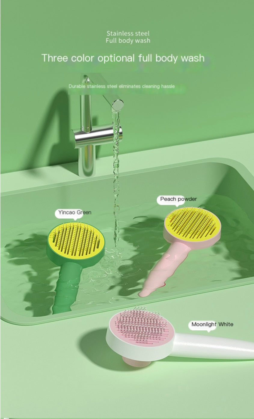 EasyClean Pet Brush – Instant Shedding Solution