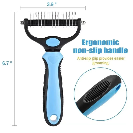 FurFix Pro – Dual-Edge Grooming Rake